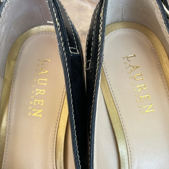 Lauren Ralph Salma Women's Leather Round Toe Pumps - Picture 2 of 7